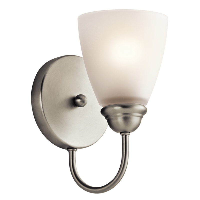 Kichler 45637NIL18 Jolie LED Wall Sconce, Brushed Nickel