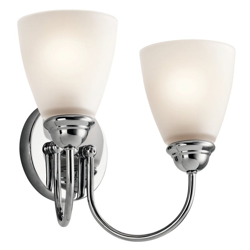 Kichler 45638CH Jolie Two Light Bath, Chrome