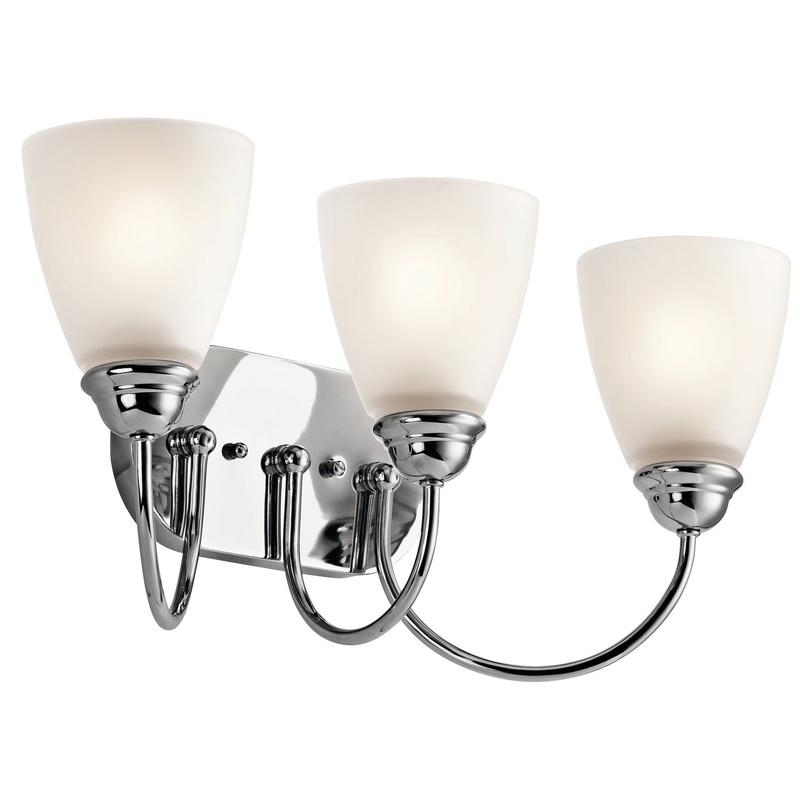 Kichler 45639CH Jolie Three Light Bath, Chrome