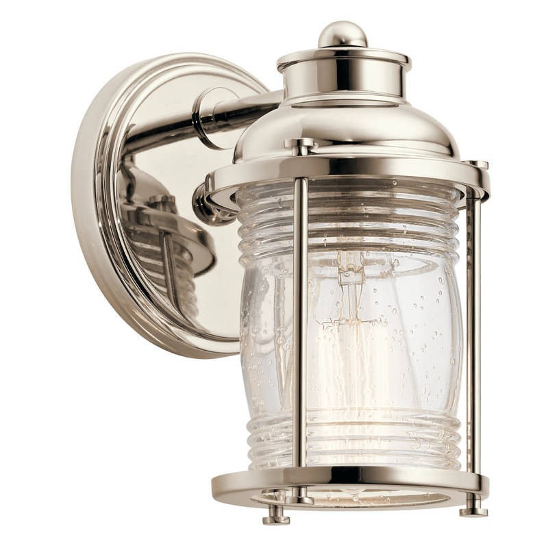 Kichler 45770PN Ashland Bay One Light Wall Sconce, Polished Nickel (Discontinued)