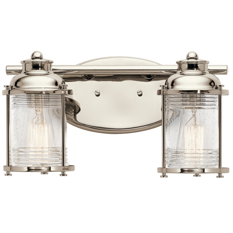 Kichler 45771PN Ashland Bay Two Light Bath, Polished Nickel (Discontinued)