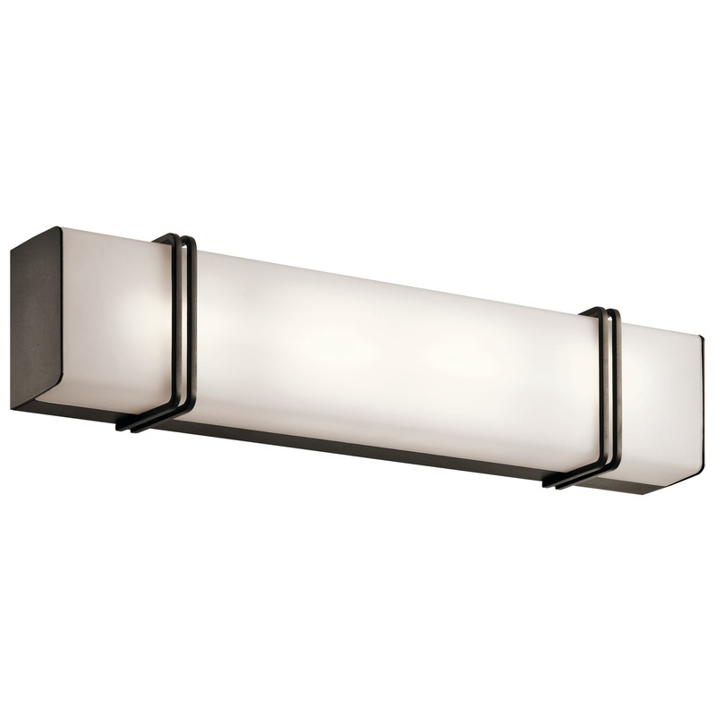 Kichler 45838OZLED Impello LED Linear Bath, Olde Bronze