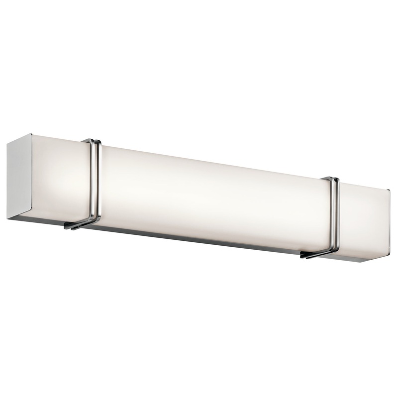 Kichler 45839CHLED Impello LED Linear Bath, Chrome