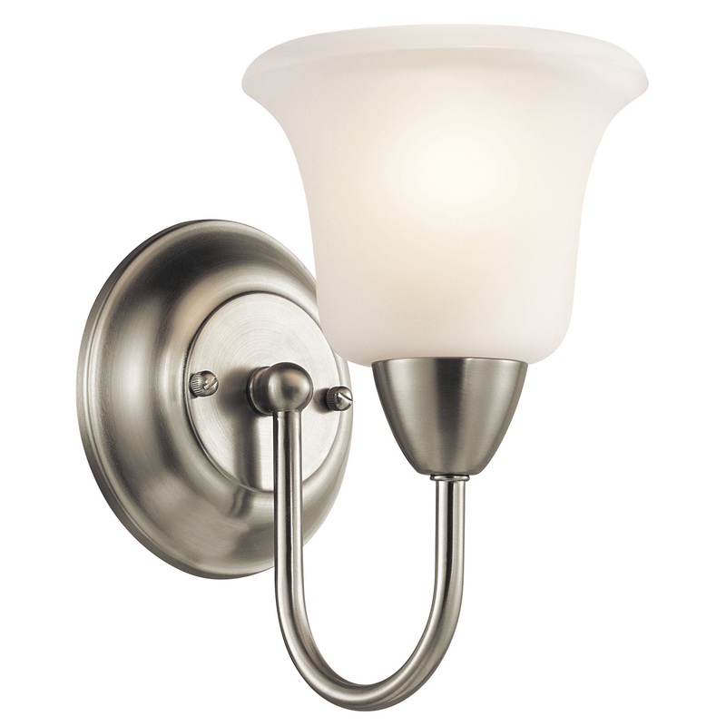 Kichler 45881NI Nicholson One Light Wall Sconce, Brushed Nickel