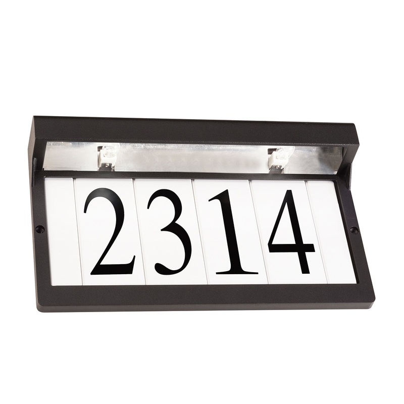 Kichler 43800BKT Address Light Two Light Address Light, Textured Black