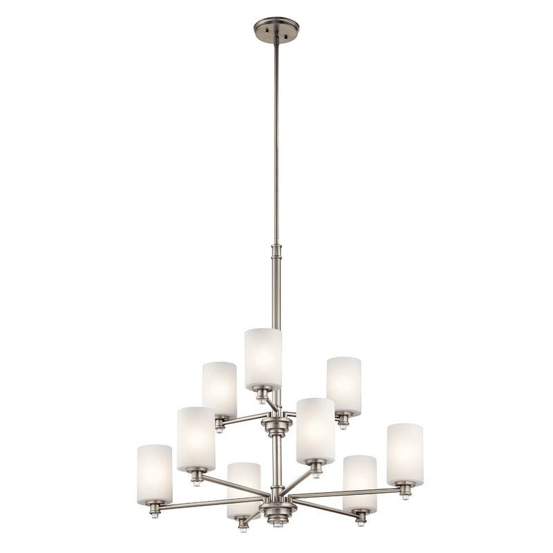Kichler 43924NIL18 Joelson LED Chandelier, Brushed Nickel