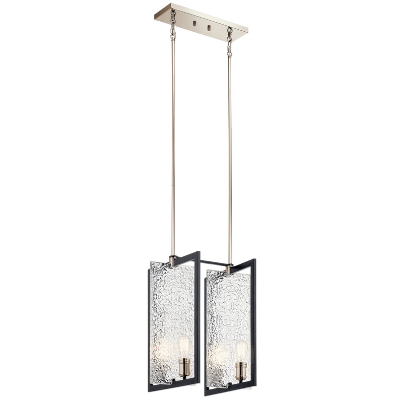 Kichler 43980BK Forge Four Light Foyer Pendant, Black (Discontinued)