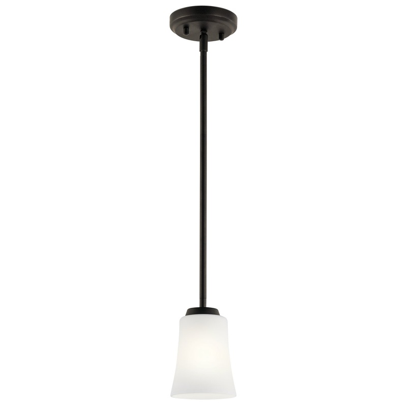 Kichler 44053OZ Tao One Light Mini Pendant, Olde Bronze (Discontinued)