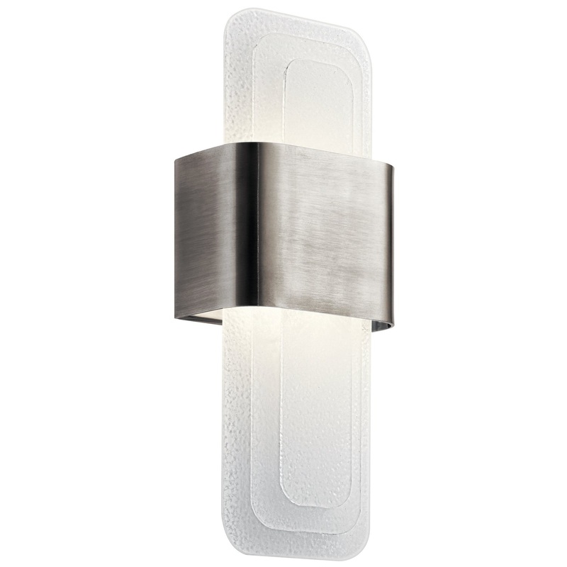Kichler 44162CLPLED Serene LED Wall Sconce, Classic Pewter (Discontinued)