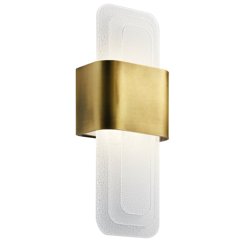 Kichler 44162NBRLED Serene LED Wall Sconce, Natural Brass (Discontinued)