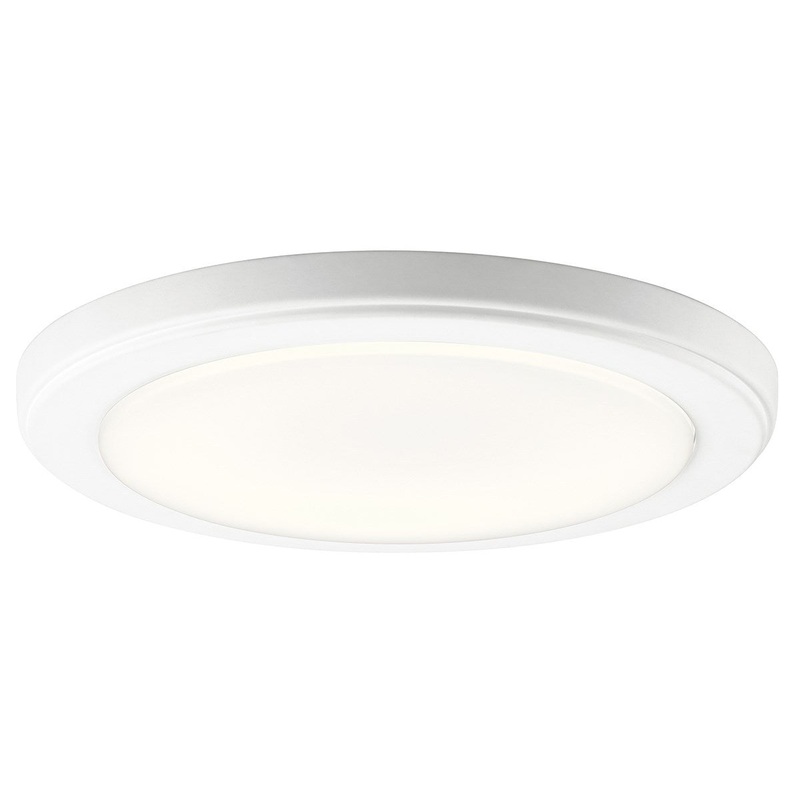 Kichler 44246WHLED30 Zeo LED Flushmount, White