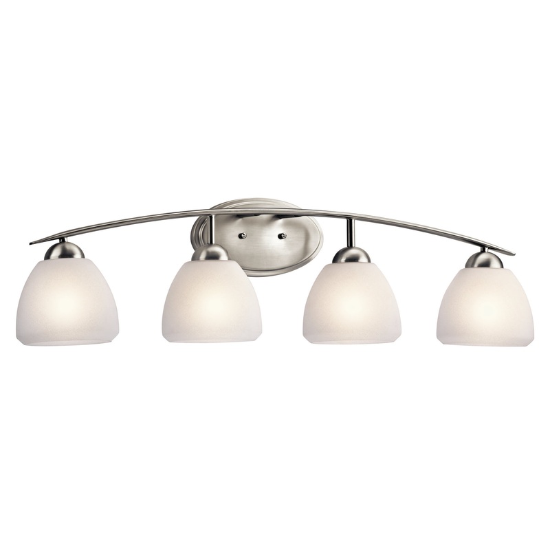 Kichler 45120NI Calleigh Four Light Bath, Brushed Nickel (Discontinued)