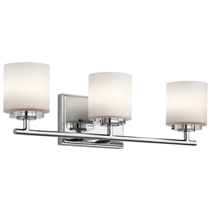 Kichler 45502CH O Hara Three Light Bath, Chrome