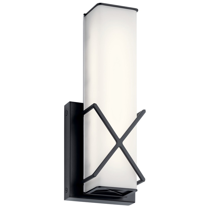 Kichler 45656MBKLED Trinsic LED Wall Sconce, Matte Black