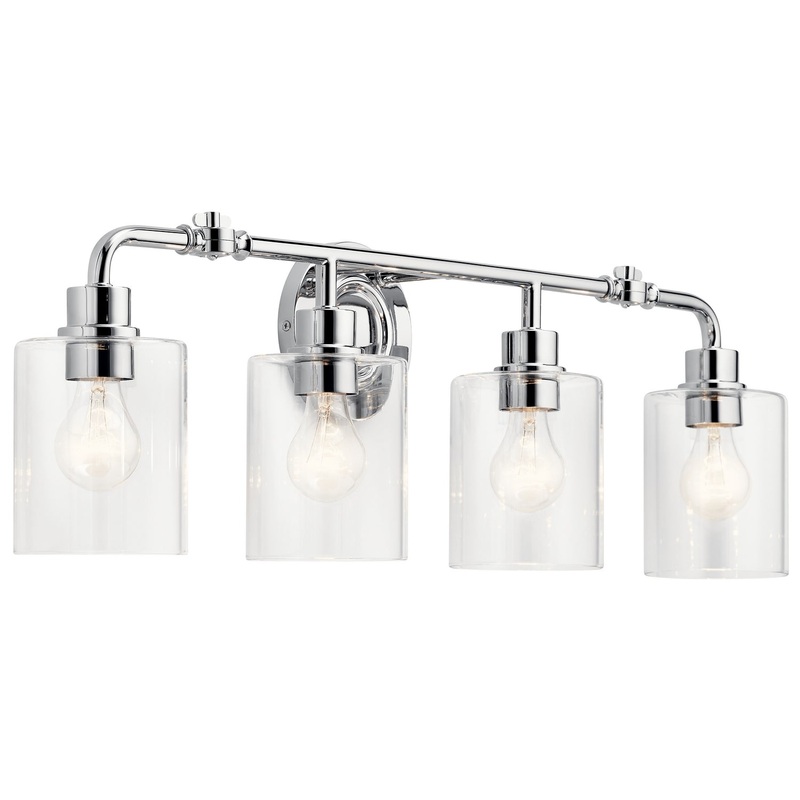 Kichler 45667CH Gunnison Four Light Bath, Chrome