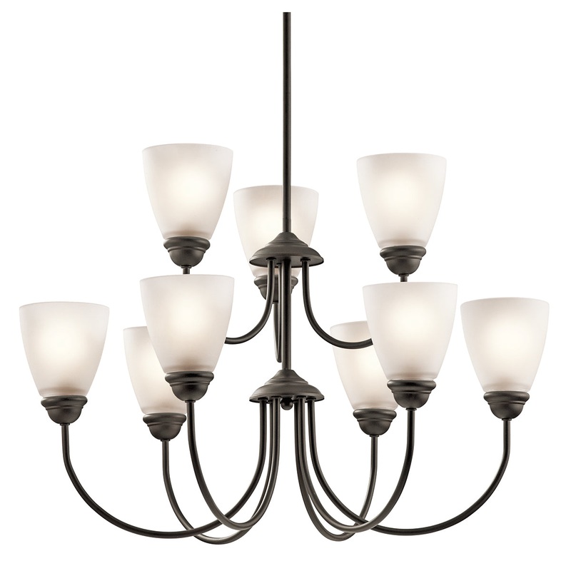 Kichler 43639OZL18 Jolie LED Chandelier, Olde Bronze