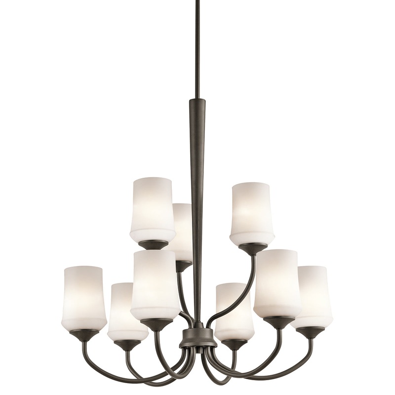 Kichler 43666OZL18 Aubrey LED Chandelier, Olde Bronze