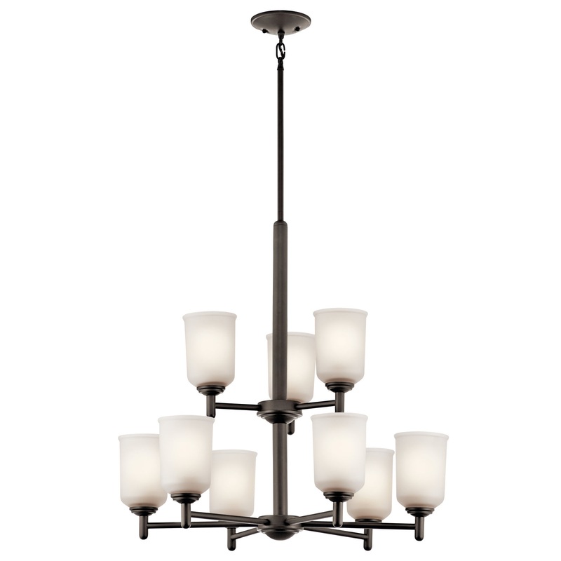 Kichler 43672OZ Shailene Nine Light Chandelier, Olde Bronze