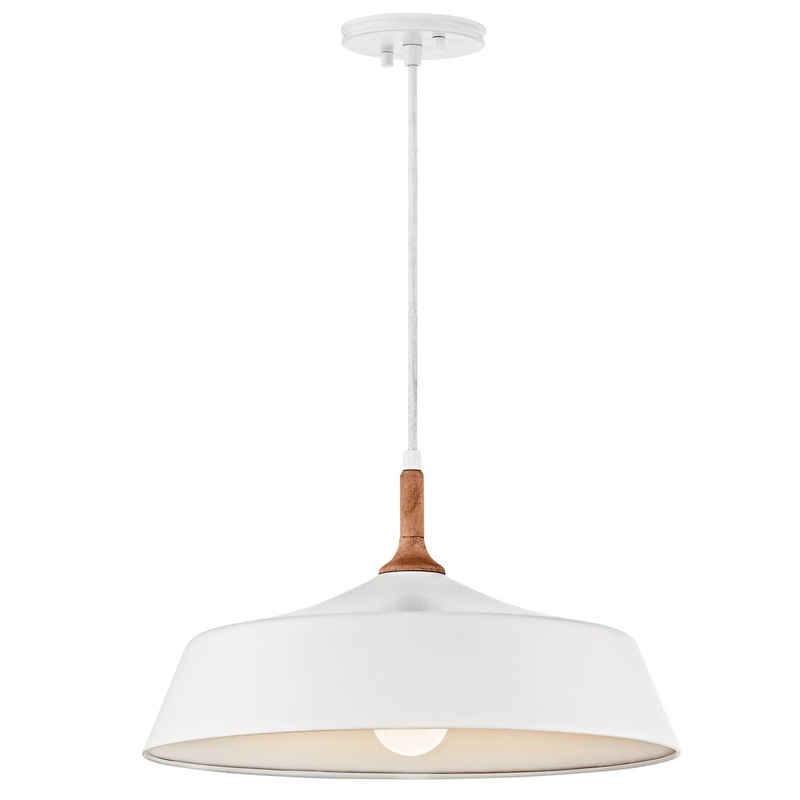 Kichler 43683WH Danika One Light Pendant, White