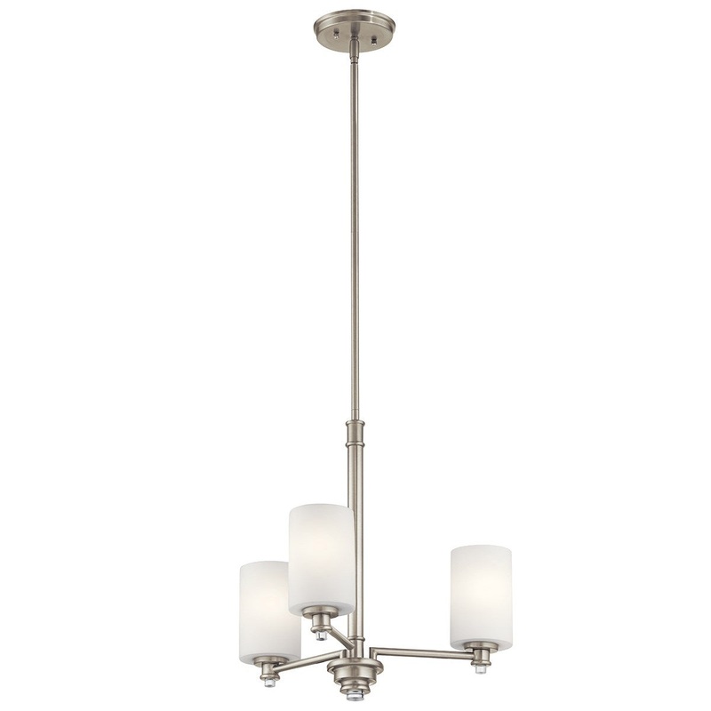 Kichler 43922NIL18 Joelson LED Mini Chandelier, Brushed Nickel