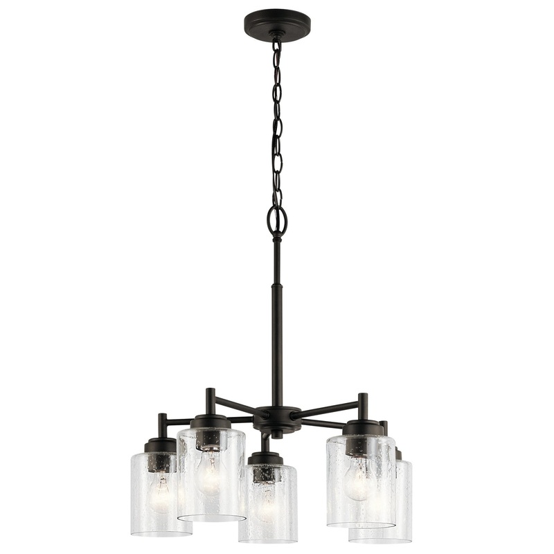 Kichler 44030OZ Winslow Five Light Chandelier, Olde Bronze