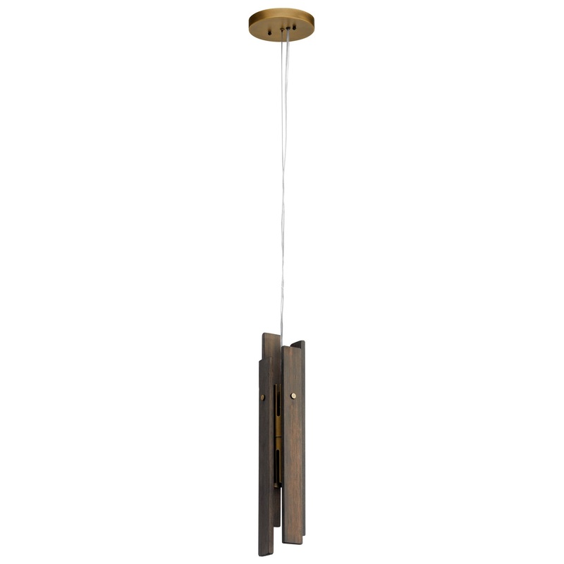 Kichler 44183VTGLED Fole LED Mini Pendant, Vintage Gray (Discontinued)