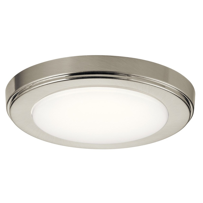 Kichler 44244NILED30 Zeo LED Flushmount, Brushed Nickel