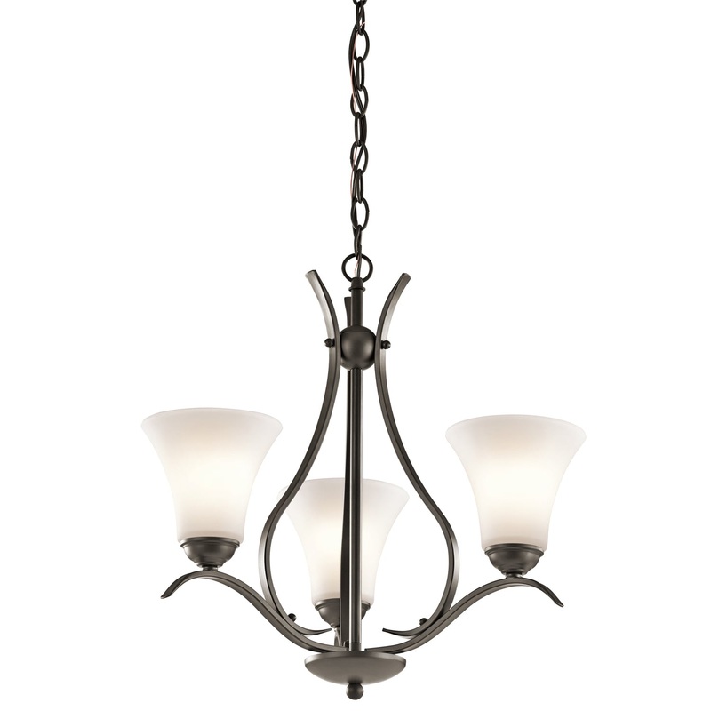 Kichler 43503OZL18 Keiran LED Chandelier, Olde Bronze (Discontinued)