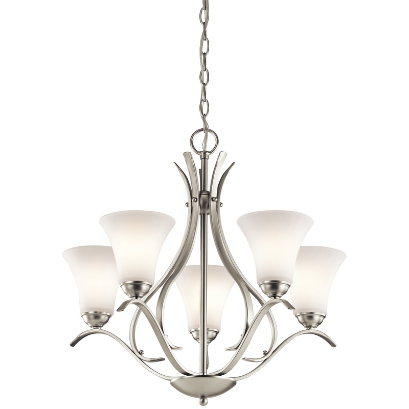 Kichler 43504NIL18 Keiran LED Chandelier, Brushed Nickel (Discontinued)