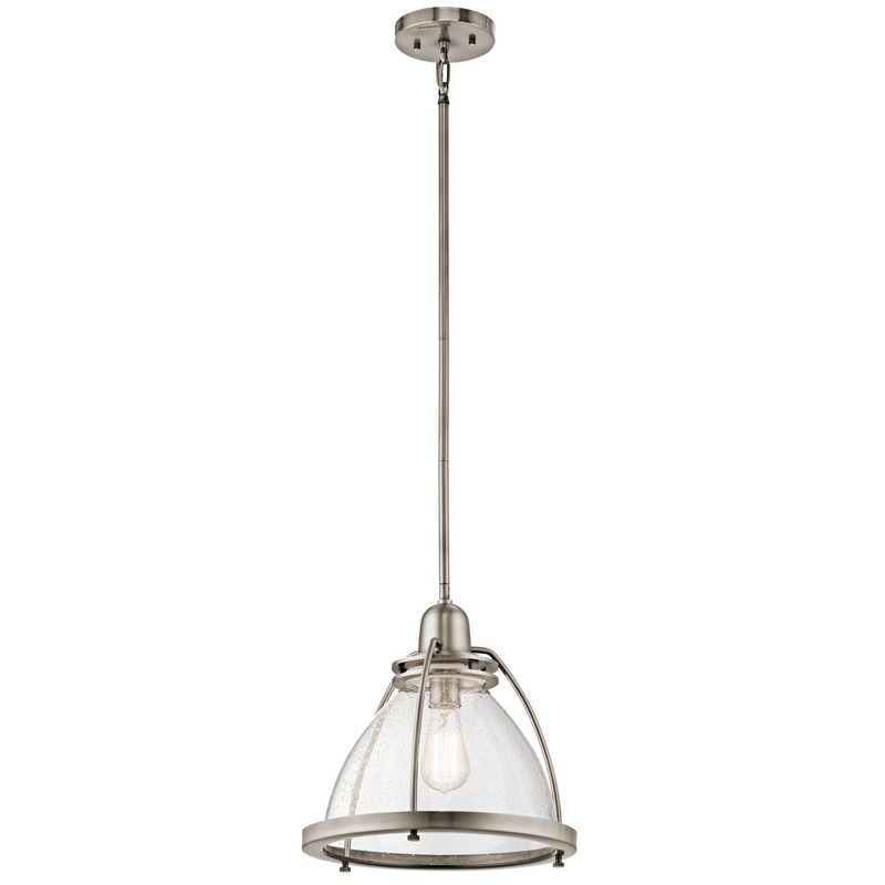 Kichler 43737CLP Silberne One Light Pendant, Classic Pewter (Discontinued)