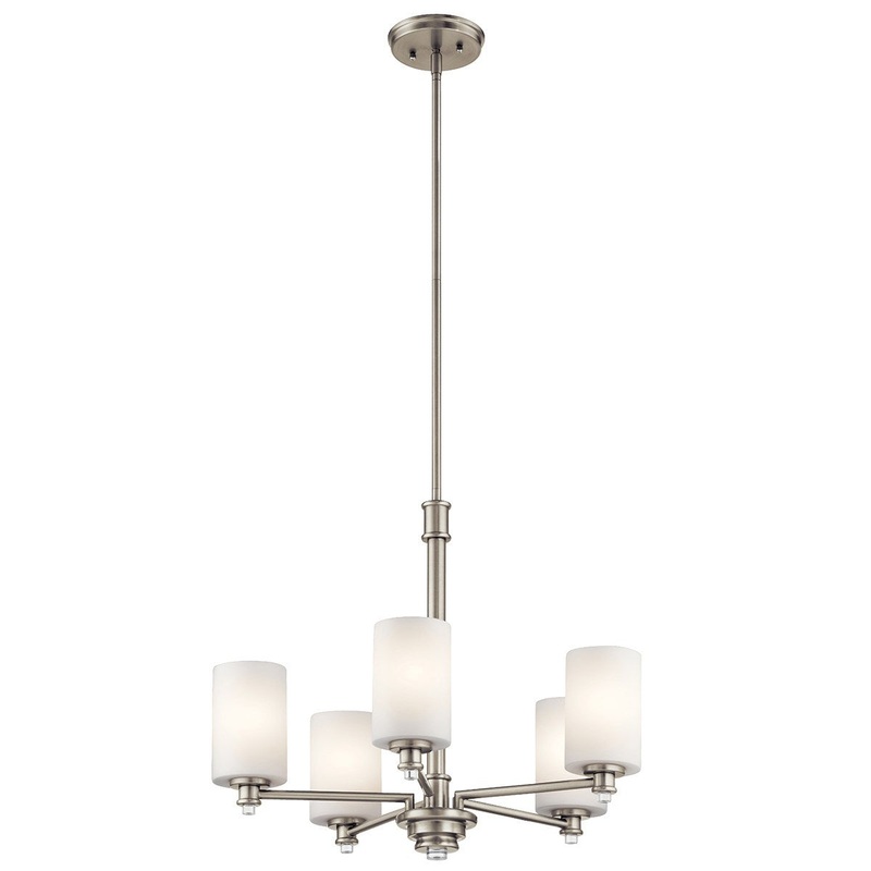 Kichler 43923NIL18 Joelson LED Chandelier, Brushed Nickel