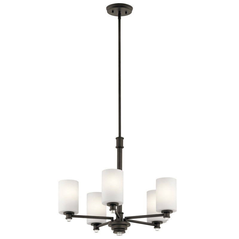 Kichler 43923OZ Joelson Five Light Chandelier, Olde Bronze