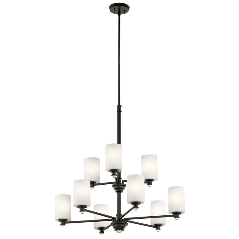 Kichler 43924OZ Joelson Nine Light Chandelier, Olde Bronze