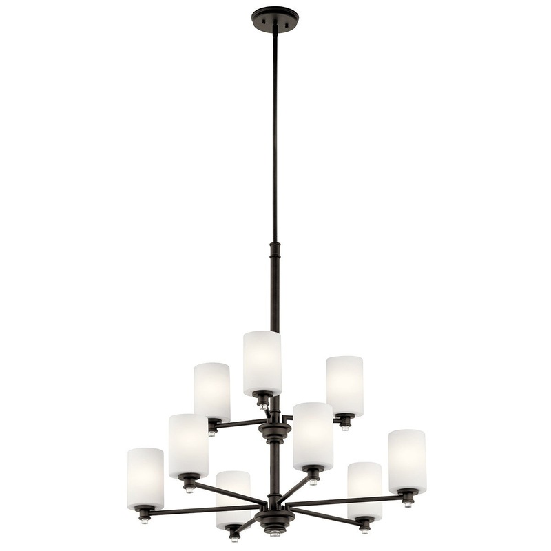 Kichler 43924OZL18 Joelson LED Chandelier, Olde Bronze