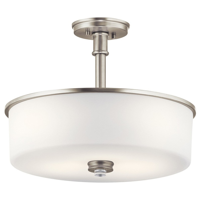 Kichler 43925NIL18 Joelson LED Pendant/Semi Flush, Brushed Nickel