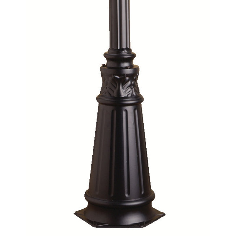 Kichler 9510BK Accessory Outdoor Post, Black