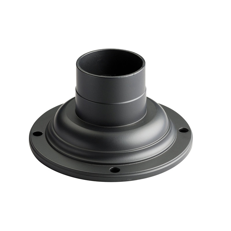 Kichler 9530BK Accessory Pedestal Adaptor, Black