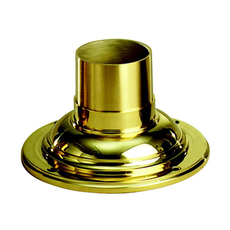 Kichler 9530PB Accessory Pedestal Adaptor, Polished Brass