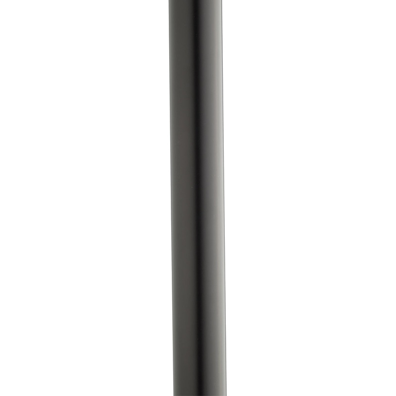 Kichler 9542BK Accessory Outdoor Post, Black Material (Not Painted)