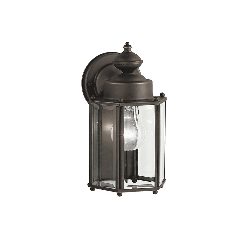 Kichler 9618OZ One Light Outdoor Wall Mount, Olde Bronze