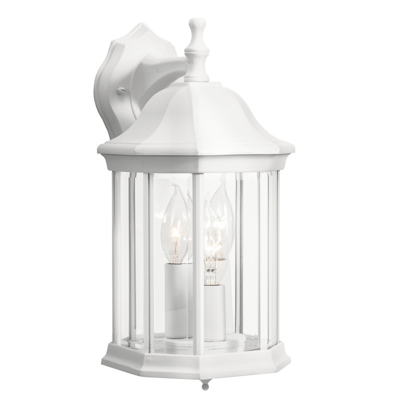 Kichler 9777WH Chesapeake Three Light Outdoor Wall Mount, White