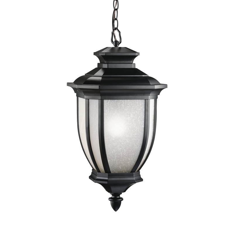 Kichler 9843BK Salisbury One Light Outdoor Pendant, Black (Discontinued)