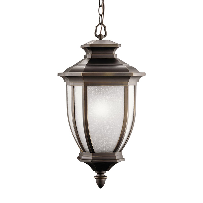 Kichler 9843RZ Salisbury One Light Outdoor Pendant, Rubbed Bronze (Discontinued)