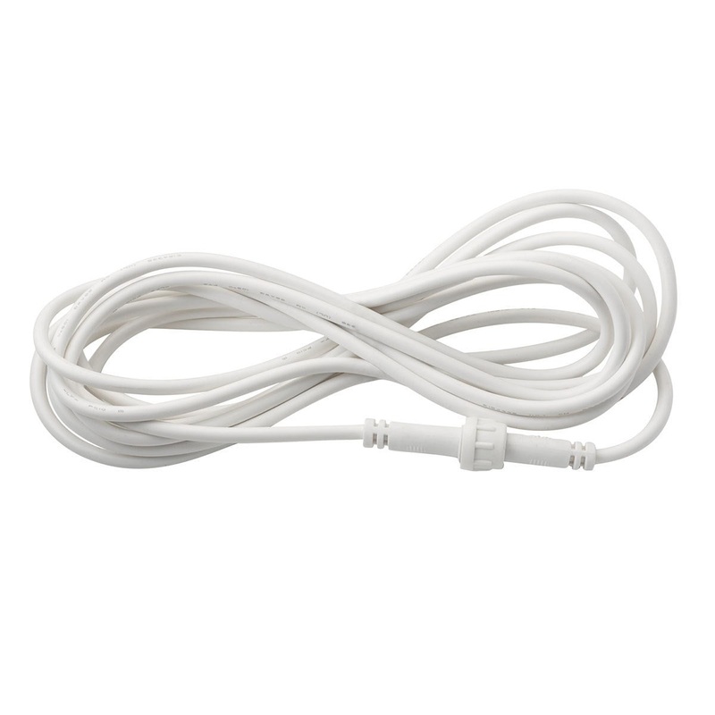 Kichler DLE10WH Direct To Ceiling Unv Accessor Extension Cord, White Material (Not Painted)