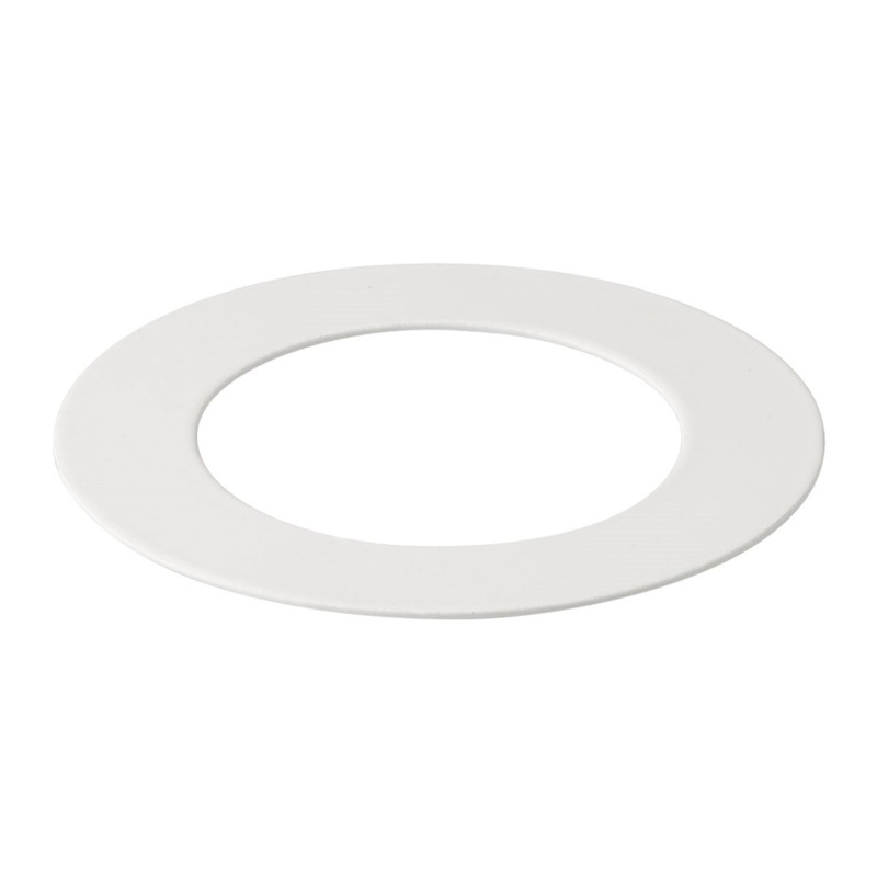 Kichler DLGR01WH Direct To Ceiling Unv Accessor Goof Ring, White Material (Not Painted)
