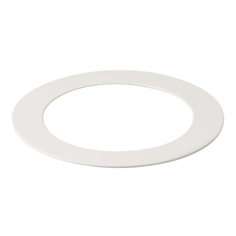 Kichler DLGR02WH Direct To Ceiling Unv Accessor Goof Ring, White Material (Not Painted)