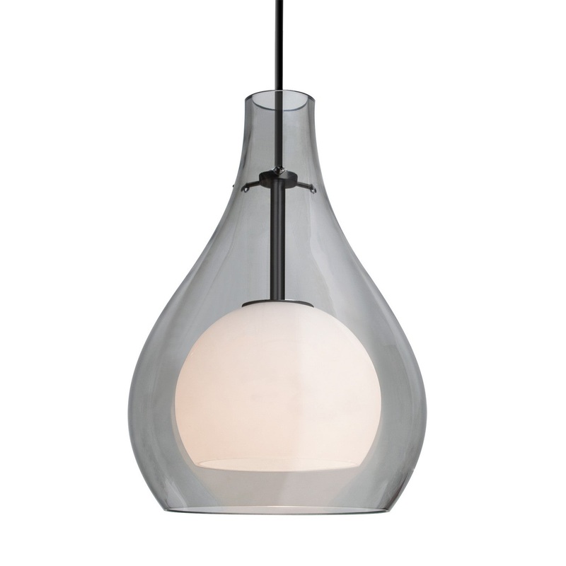 Besa 1JT-ELLE11GY-LED-BK Besa Elle 11 Pendant LED Pendant Black