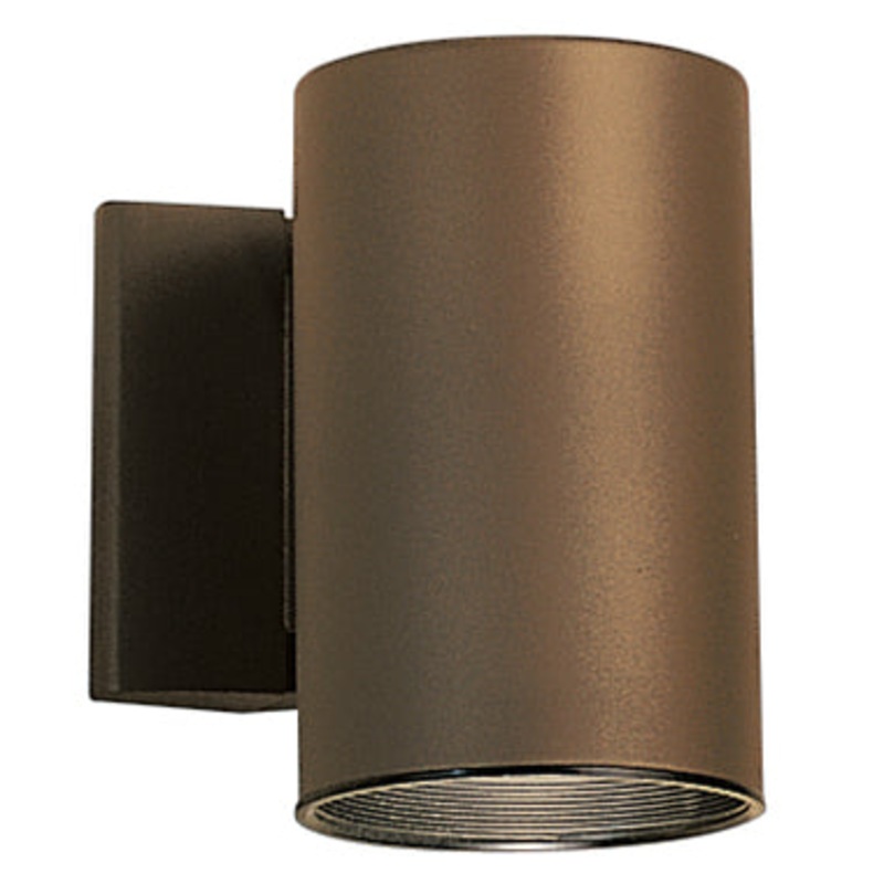Kichler 9234AZ One Light Outdoor Wall Mount, Architectural Bronze