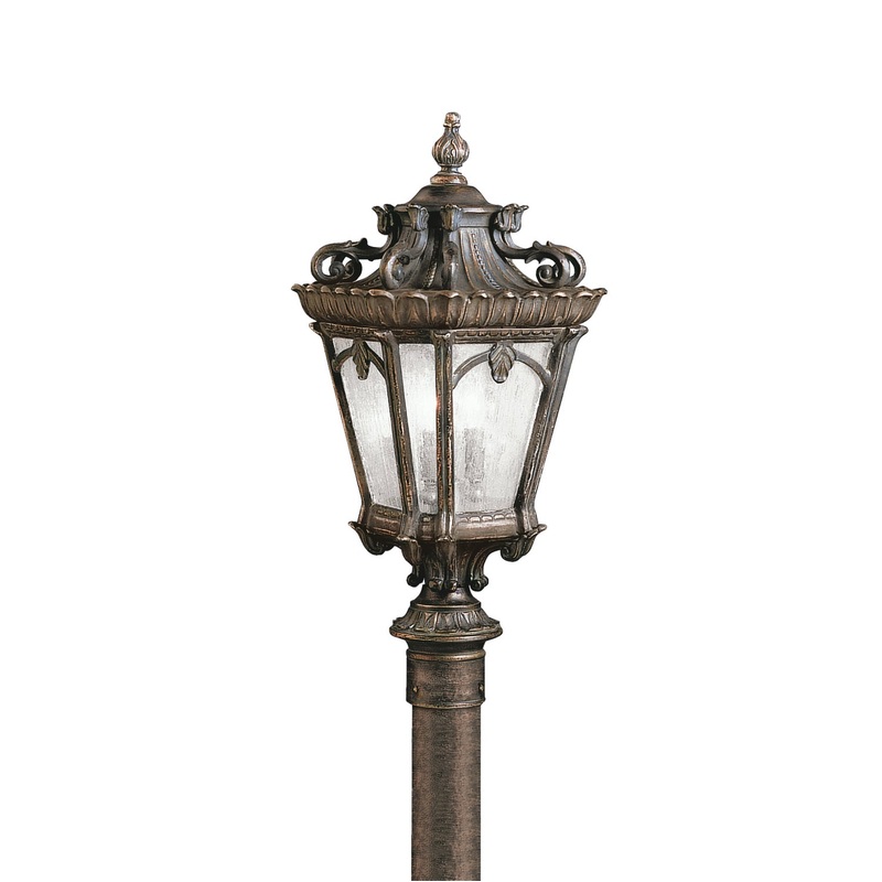 Kichler 9559LD Tournai Four Light Outdoor Post Mount, Londonderry