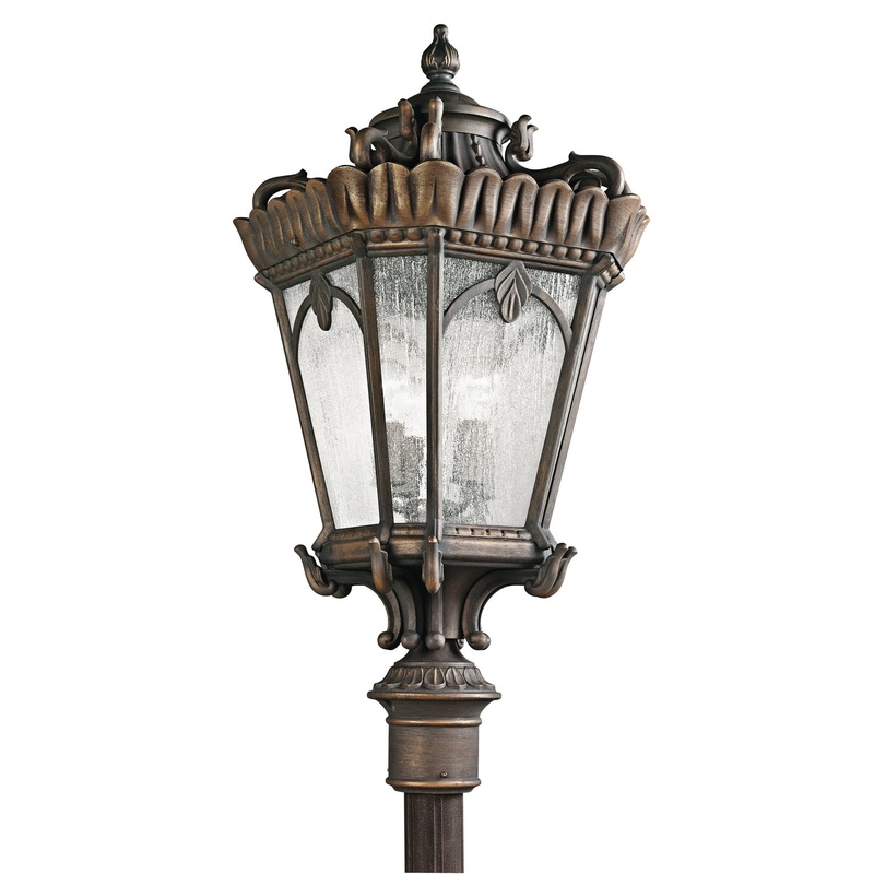 Kichler 9565LD Tournai Four Light Outdoor Post Mount, Londonderry